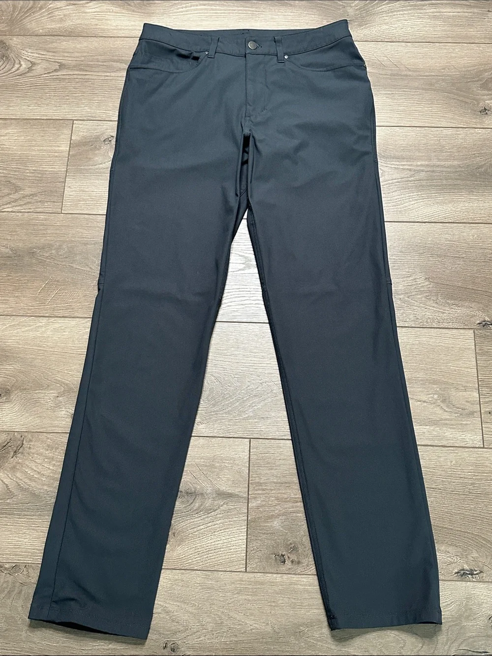 Lululemon ABC Relaxed 32” Warpstreme Chino Pants Travel Casual Gray Size 30